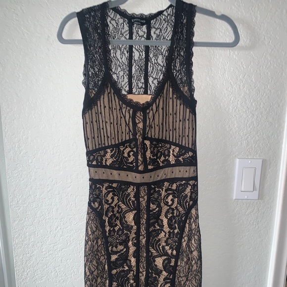 Bebe Black Lace Dress - Picture 1 of 4